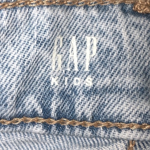 Gap Kids Easy Taper Size 10 Distressed Blue Light Wash Jeans Boys - Picture 3 of 11